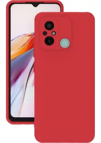 Xiaomi Redmi 12C için Kamera Koruma Özelliğine Sahip Silikon Arka Kapak