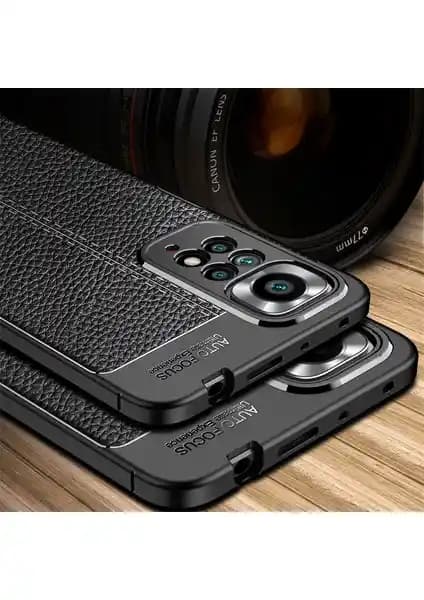 Xiaomi Redmi Note 12 Pro 4G için Deri Dokulu Kılıf Şıklık ve Koruma Sunar
