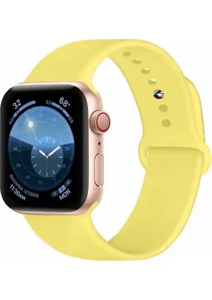 Apple Watch Silikon Spor Kordon Açık Sarı Renk: Dayanıklı ve Estetik Tasarım
