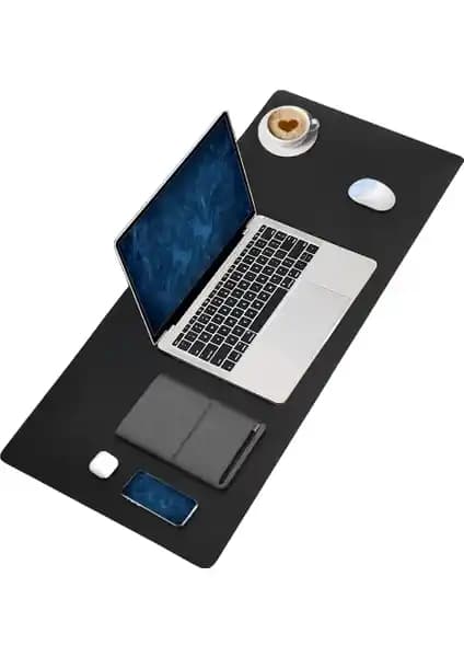 Black Deer PU Deri Mouse Pad: Şık ve Dayanıklı Masa Aksesuarı 70x30 cm
