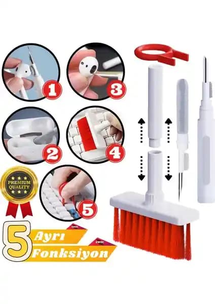 Çok Fonksiyonlu Ewec Bluetooth Kulaklık ve Temizlik Kalemi ile Hassas Elektronik Temizliği