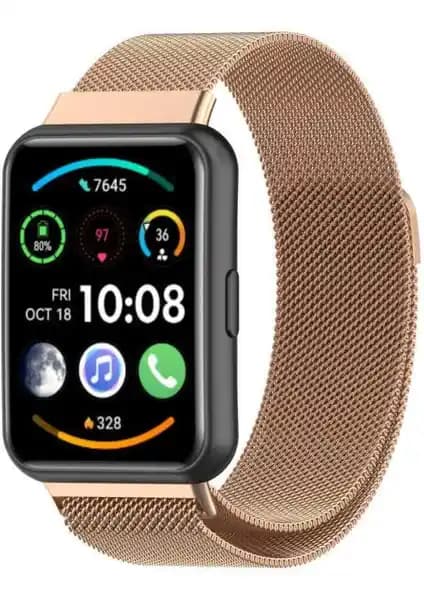 Fibaks Huawei Watch Fit 2 Uyumlu Metal Hasır Milano Loop Kordon İncelemesi ve Özellikleri