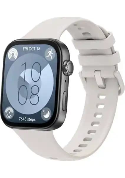 Fibaks Huawei Watch Uyumlu Renkli Silikon Kayışlar Dayanıklı ve Şık Tasarım