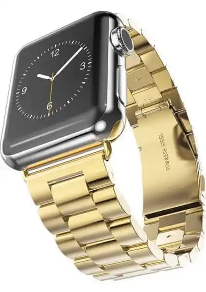 Fibaks Paslanmaz Çelik Kordon ile Apple Watch Series 10/11 42MM ve 41MM için Şık ve Dayanıklı Aksesuar