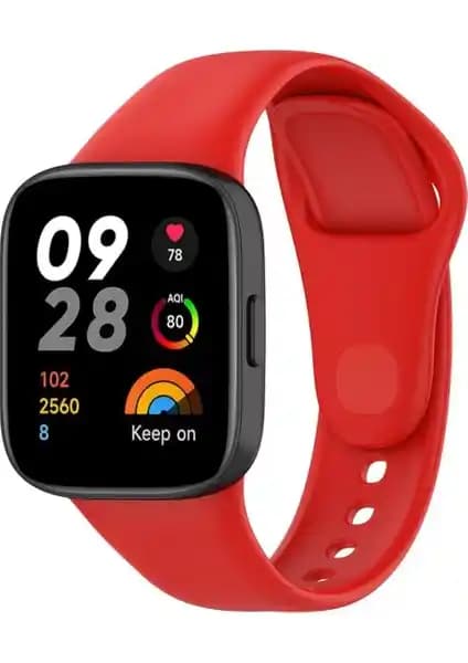 Fibaks Xiaomi Redmi Watch 3 Kordon: Dayanıklı ve Şık Silikon Saat Bilekliği
