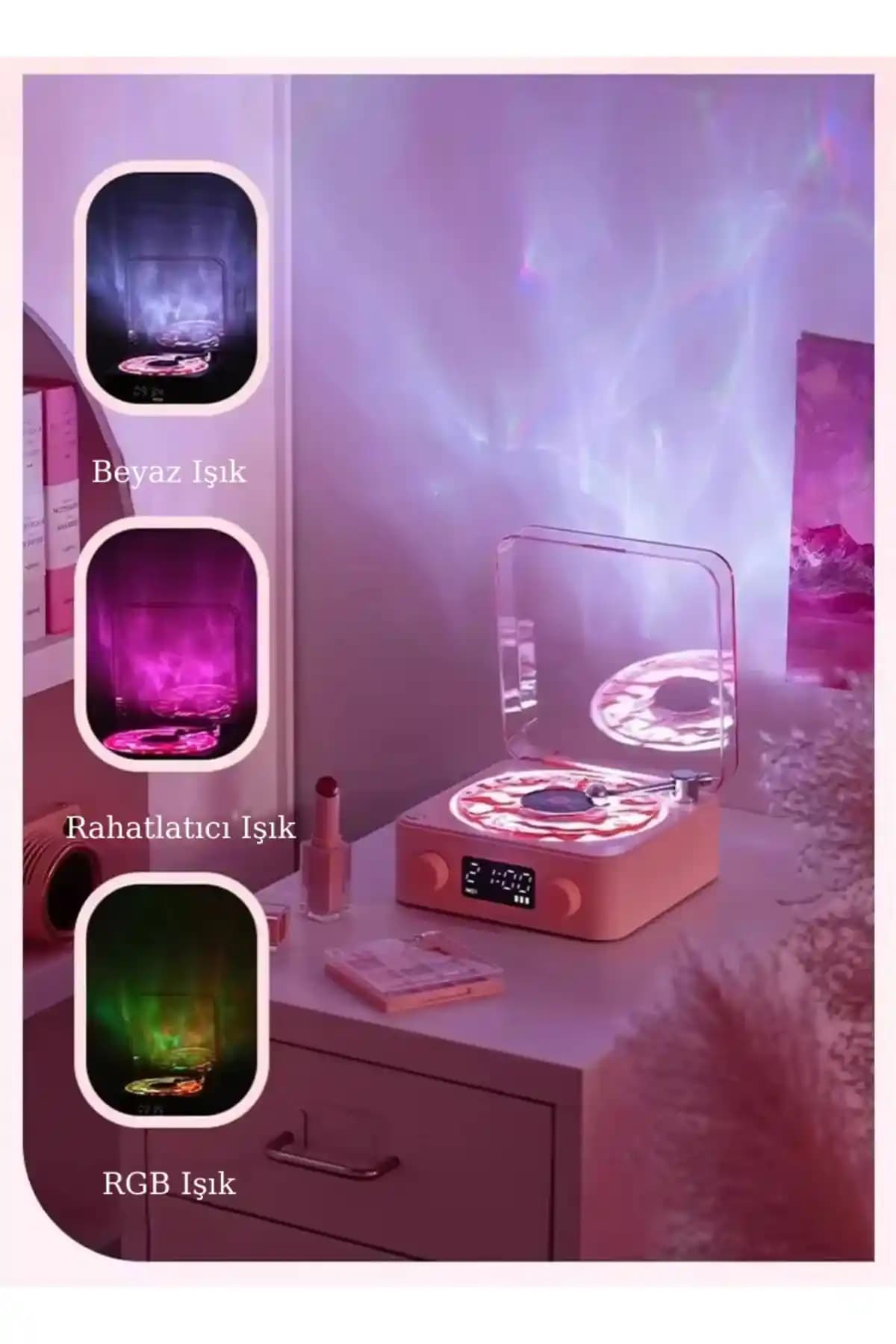 Genel Markalar Nostalji Plak Çalar Bluetooth ve 3D Ses Dalgası Özellikleriyle Öne Çıkıyor