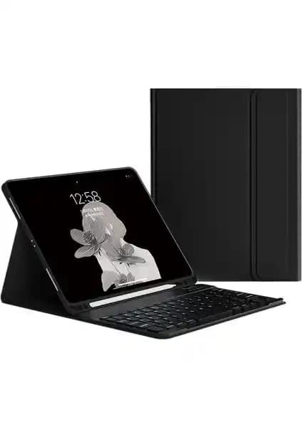 Gold 3C iPad 10.2 İnç İçin Klavyeli Kılıf Fonksiyonellik ve Şıklık Bir Arada