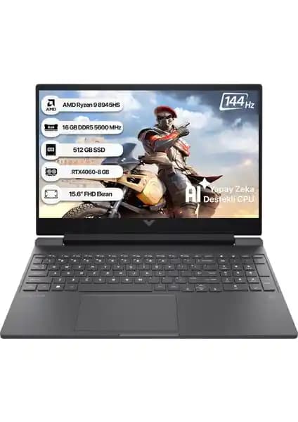 HP Victus 15-FB3007NT: Güçlü Donanımıyla Çok Yönlü Oyun ve İş İstasyonu Dizüstü Bilgisayar