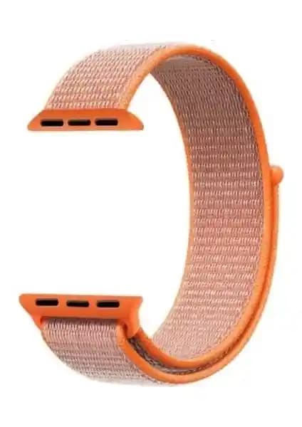 Mahzen Apple Watch Spor Loop Kayış Turuncu Renk ile Dayanıklı ve Şık Tasarım