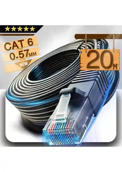 MN6 M107X 20 Metre Ethernet Kablosu: Güvenilir ve Dayanıklı Ağ Bağlantısı Çözümü