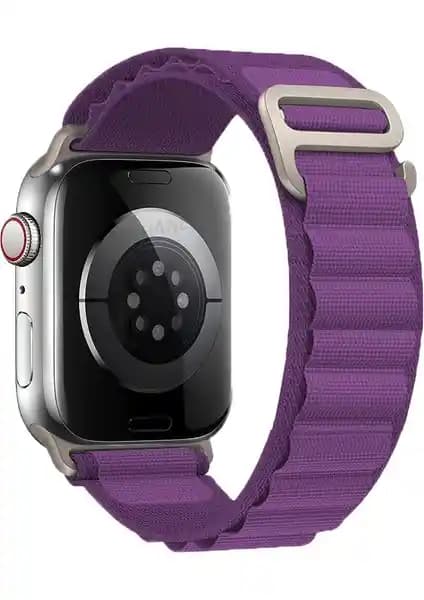 MobaxAksesuar Alpine Loop Apple Watch 44/45/46/49mm için dayanıklı ve şık kayış