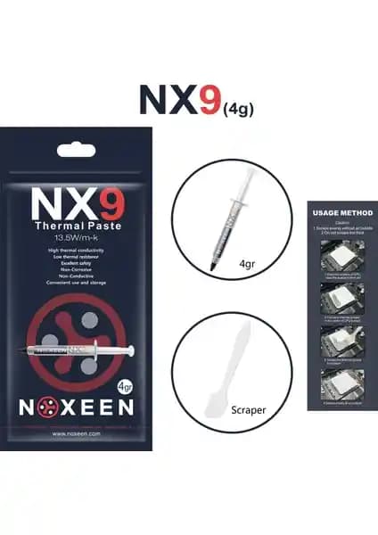 Noxeen NX9 Termal Macun ile Yüksek Performanslı İşlemci Soğutma Çözümü