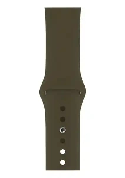 PSGT Apple Watch Seri 1-8 ve Ultra 42-49MM Silikon Kordon Kayış Bileklik