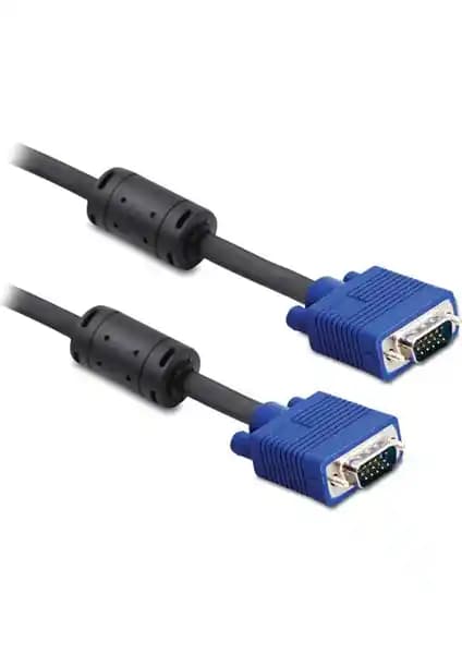 S-Link SL-VGA10 VGA 10 Metre Siyah Kablo ile Yüksek Kalitede Görüntü Aktarımı