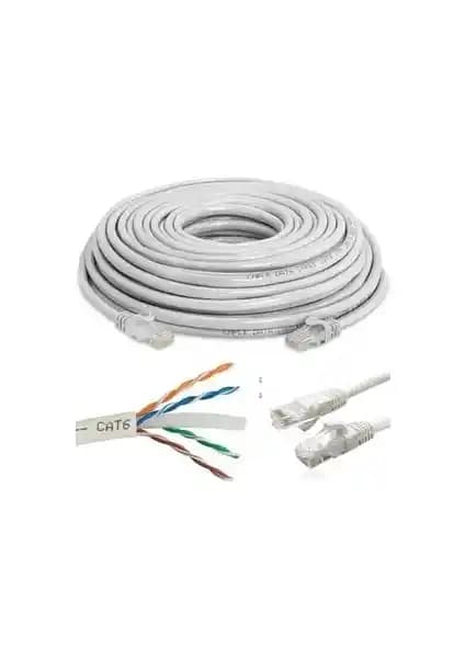 Seyidoğlu Cat6 Patch Ethernet Kablosu 15 Metre Güçlü ve Güvenilir Bağlantı Çözümü