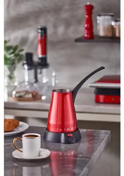 Sinbo SCM-2960 Elektrikli Cezve Karşılaştırması: Kırmızı ve Siyah Modellerin Özellikleri