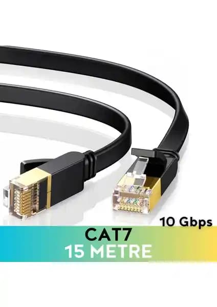 Vetech Cat7 15 Metre Ethernet Kablosu Yüksek Hızlı ve Stabil Bağlantı Çözümü