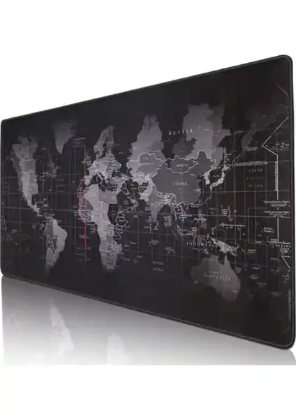 Vip Online Dünya Haritalı Mouse Pad 90x40 cm geniş yüzey ve yüksek kalite ile masaüstü düzeninizi zenginleştirir