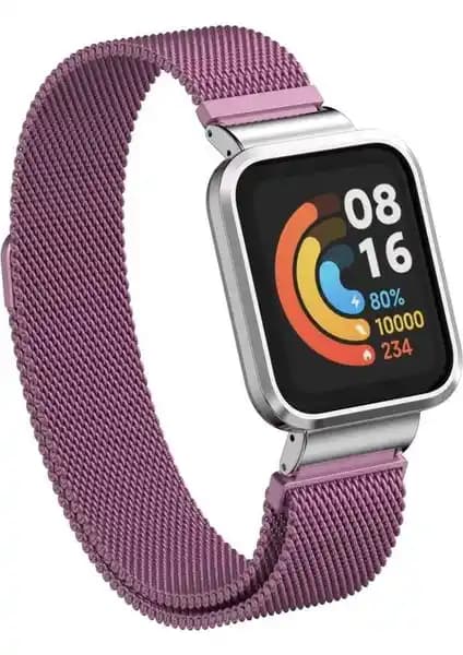 Xiaomi Redmi ve Mi Watch Lite için MobaxAksesuar Metal Kayış: Şık ve Dayanıklı Tasarım