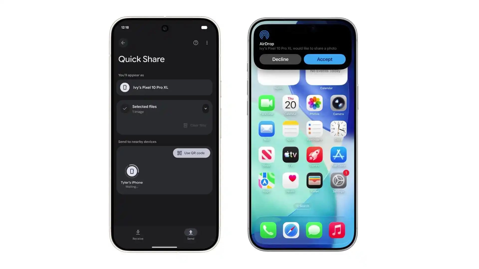 Google Quick Share'ın Apple AirDrop ile Uyumluluğu: İşbirliği Olmadan Geliştirilen Yenilik