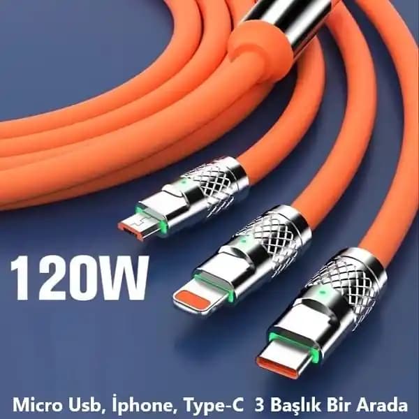 120W Güç Kapasiteli Şarj Kablosu: Hızlı ve Güvenilir Şarj Çözümleri