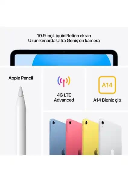 Apple 10. Nesil iPad: Gelişmiş Tasarım ve Yüksek Performans ile Teknolojide Yeni Dönem