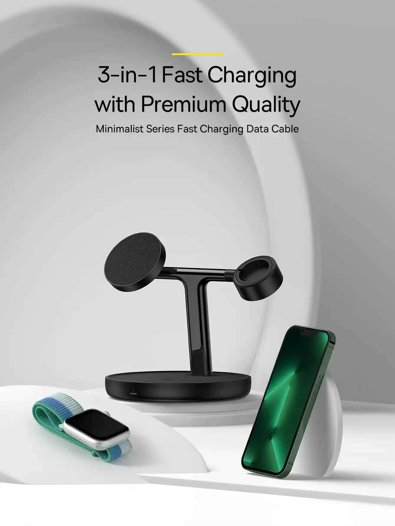 Baseus Swan 3-in-1 Çok Fonksiyonlu Kablosuz Manyetik Şarj Cihazı Özellikleri ve Avantajları