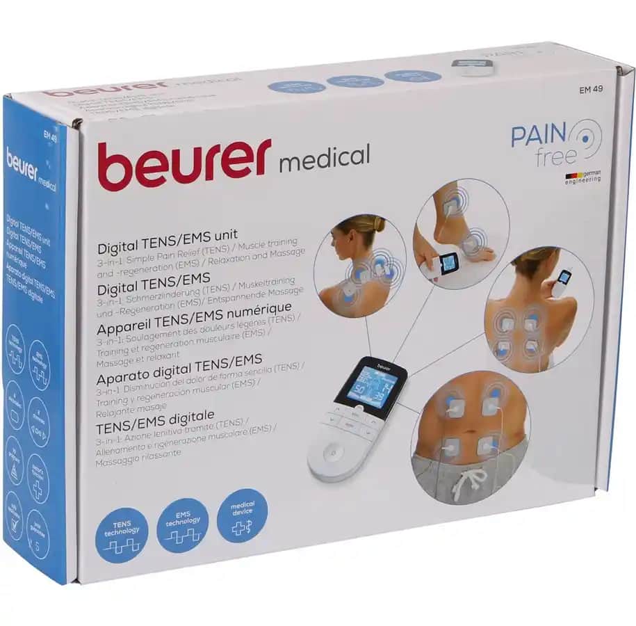 Beurer EM 49 Elektrostimülatör: Kas Güçlendirme ve Ağrı Kesici Cihaz Özellikleri