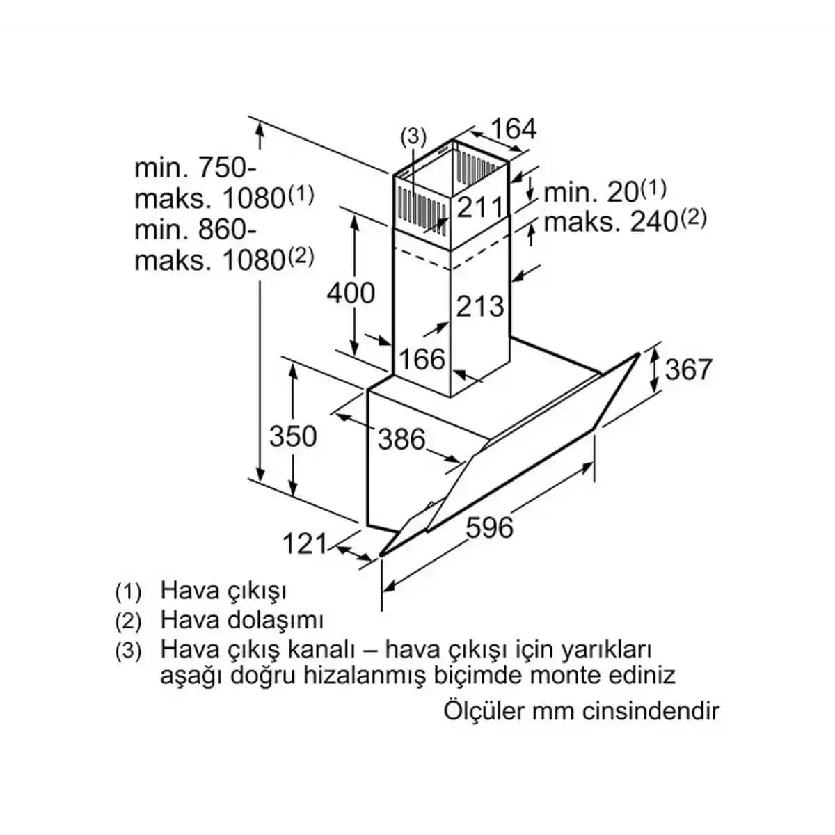 Bosch DWK65AD20R Bulaşık Makinesi Elektronik Teknolojiler ile Yüksek Performans ve Tasarruf