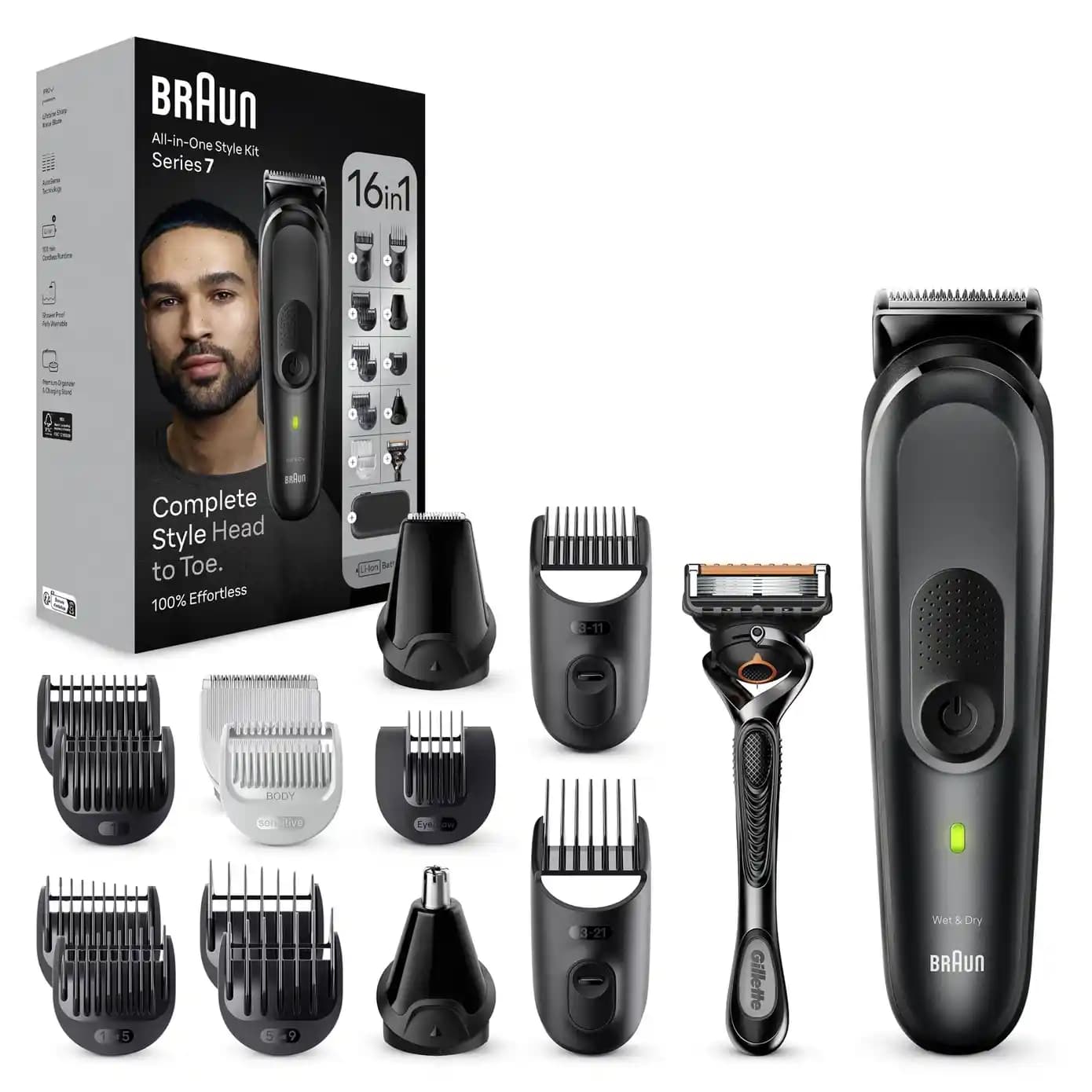 Braun Series 7 MGK7470: Çok Fonksiyonlu Akıllı Tıraş ve Bakım Cihazı Özellikleri