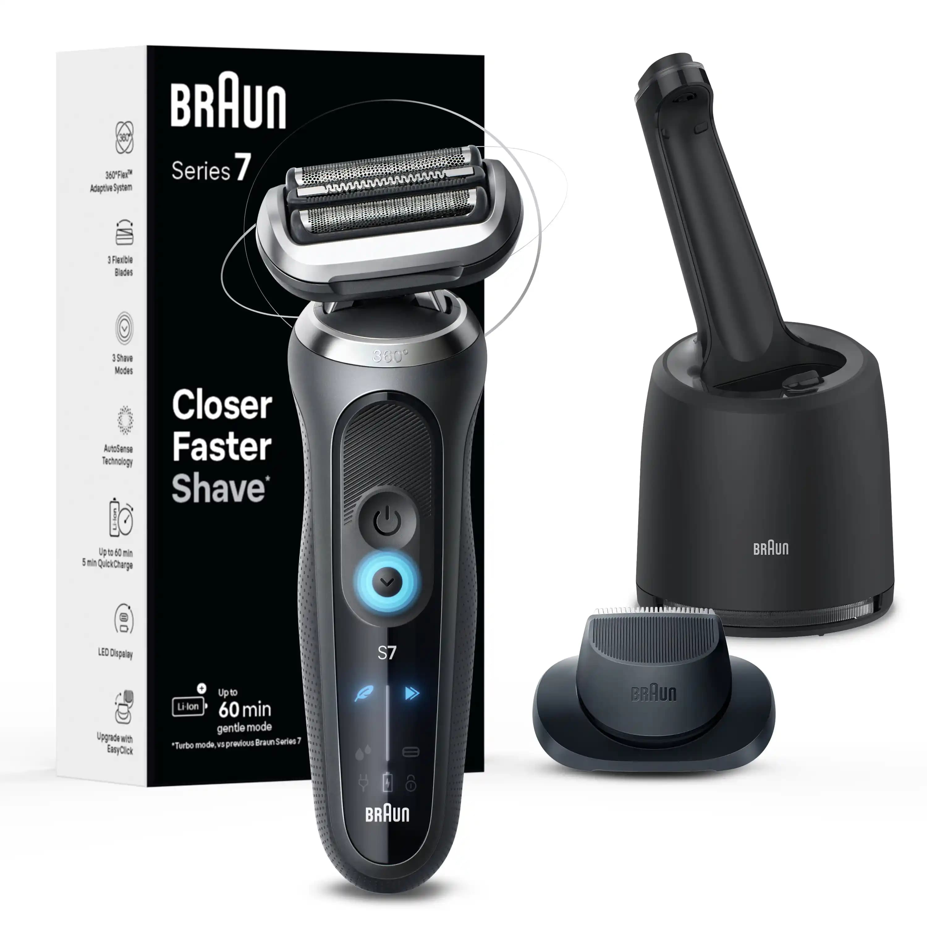 Braun Serisi 7 Erkekler İçin Gelişmiş Elektrikli Tıraş Makinesi Özellikleri ve Avantajları