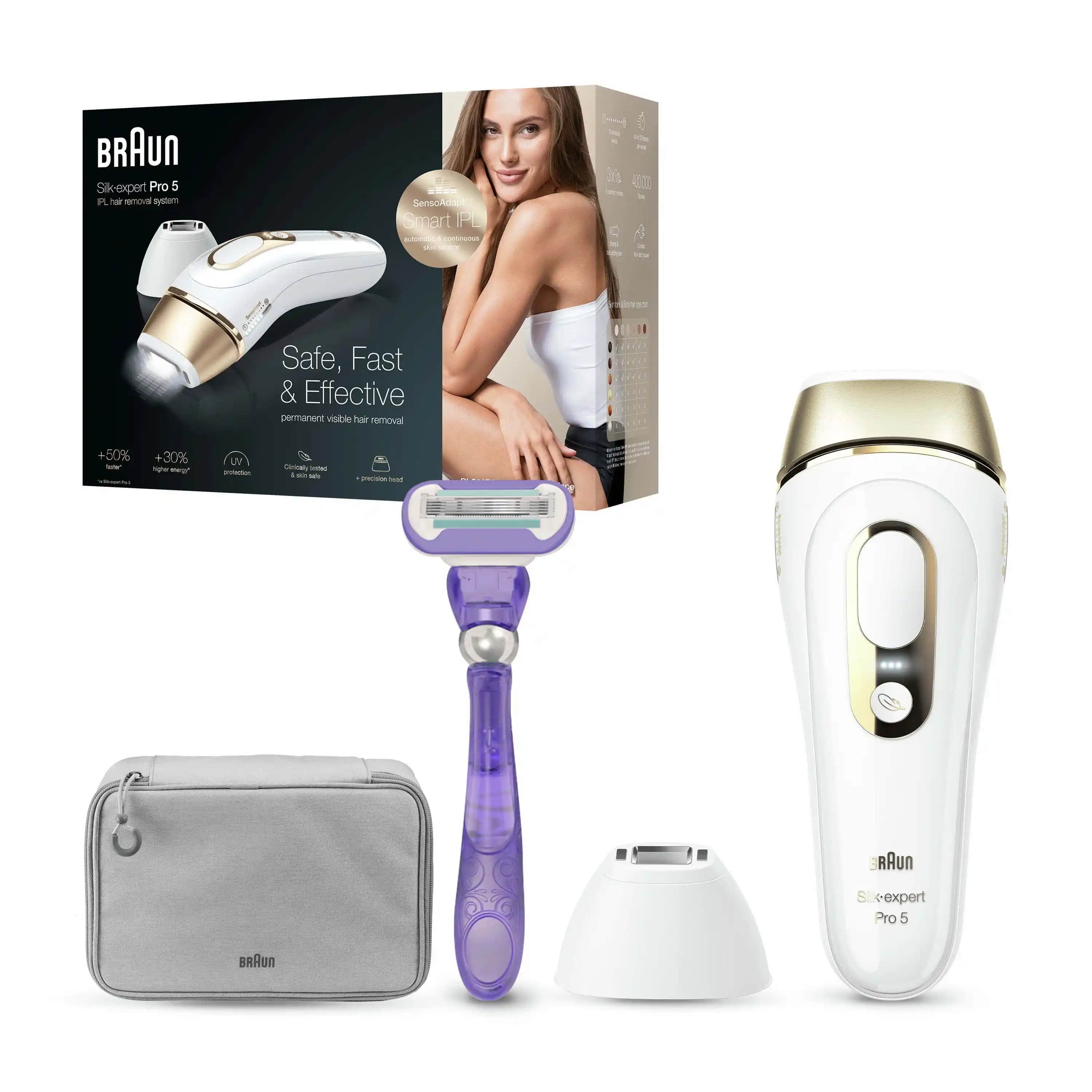Braun Silk·expert Pro 5 IPL ile Evde Güvenli ve Kalıcı Tüy Azaltma Çözümü