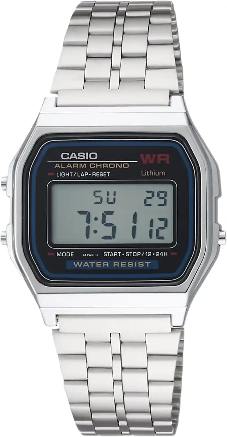 Casio A159W Elektronik Saat: Dayanıklı ve Retro Tasarımıyla Günlük Kullanım İçin Uygun