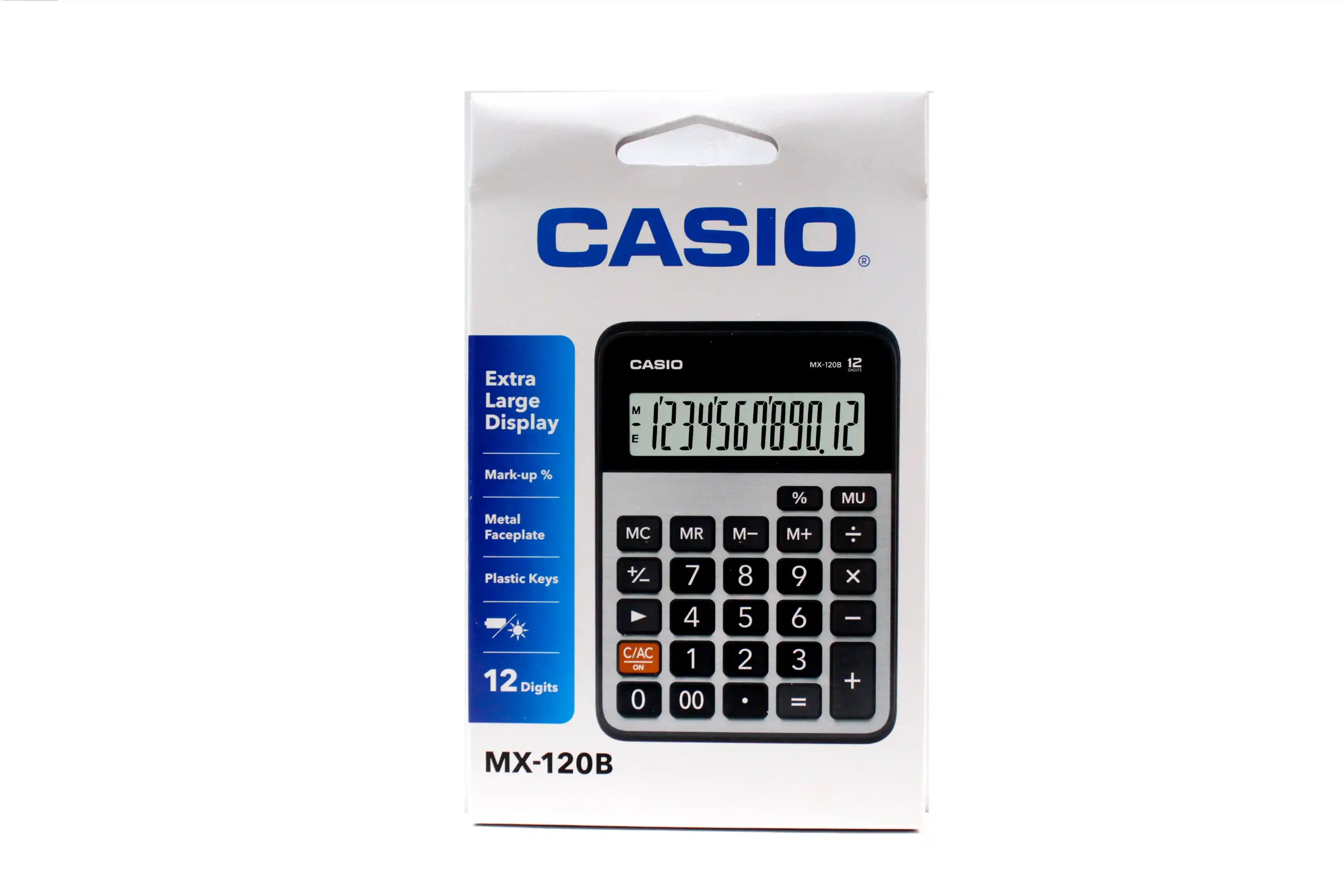 Casio MX-120B Hesap Makinesi: Güçlü, Çok Yönlü ve Ekonomik Bir Elektronik Çözüm