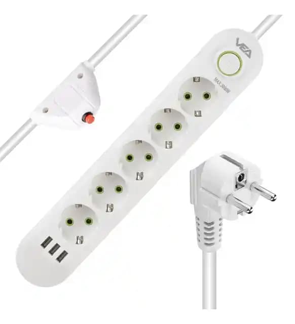 Elektronik cihazlar için 5'li uzatma kablosu özellikleri ve güvenlik ipuçları
