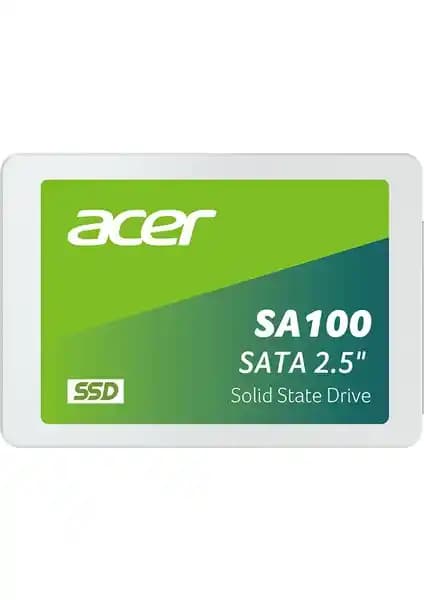 Acer SA100 120GB SATA SSD Performans ve Güvenilirlik Sunan Depolama Çözümü