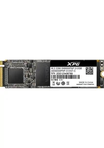 Adata XPG SX6000 Pro 512GB NVMe SSD ile Yüksek Performans ve Güvenilir Depolama Çözümü