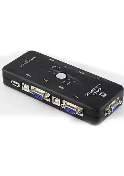 Alfais 4210 4 Port USB KVM Switch Çoklayıcı: Çoklu Bilgisayar Kontrolü ve Pratik Kullanım