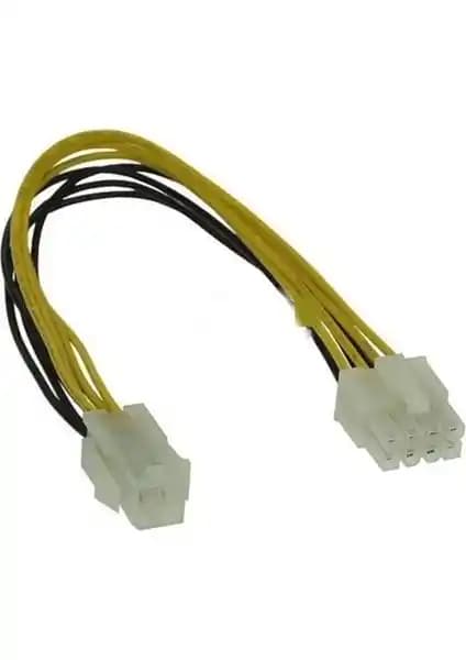 Alfais 4261 4 Pin To 8 Pin Güç Çevirici: Anakart ve İşlemci Güç Bağlantısını Kolaylaştıran Çözüm