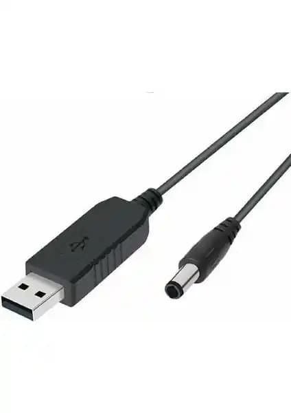 Alfais 4322 5V'yi 12V'a Çeviren USB Voltaj Yükseltici Adaptör Kablosu