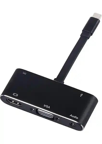 Alfais 4348 USB Type C'den HDMI ve VGA'ya Çok Fonksiyonlu Adaptör İncelemesi
