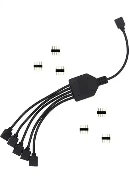 Alfais 4377 RGB Şerit 4 Pin LED Çoklayıcı Splitter: Çoklu Kontrol ve Esneklik Sağlayan Ürün
