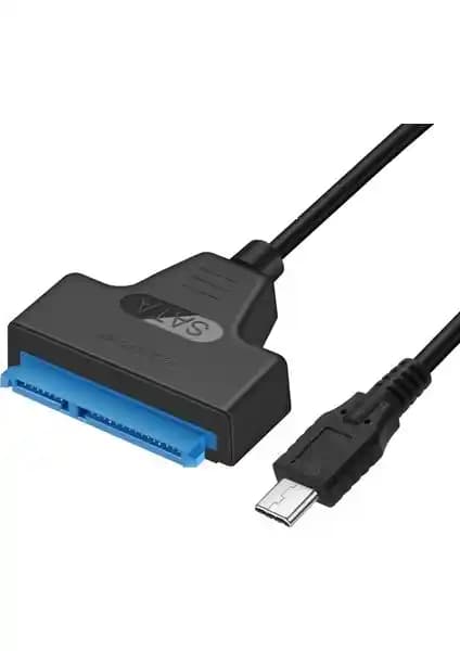 Alfais 4393 Type C 3.1 USB ile SATA 2.5 ve 3.5 İnç Disk Bağlantı Kablosu
