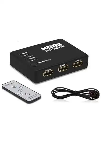 Alfais 4416 HDMI Çoklayıcı Switch: Çok Cihazlı Bağlantılar İçin Güvenilir Çözüm