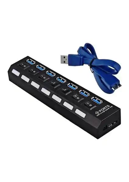 Alfais 4581 7 Port USB 3.0 Hub: Yüksek Hızlı Çoklu Bağlantı ve Stabil Performans