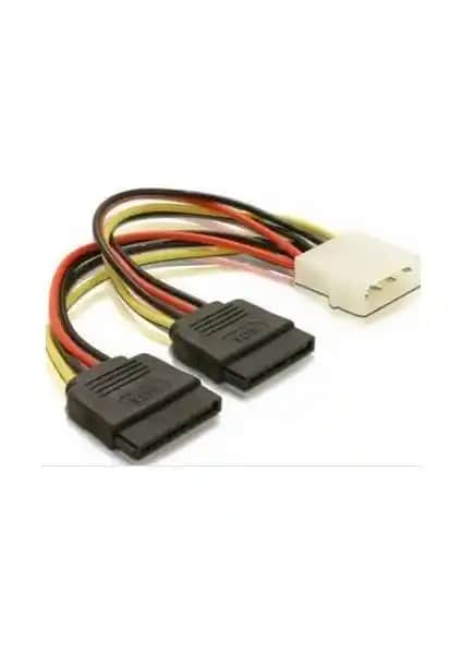 Alfais 4929 Ikili Çift SATA Güç Kablosu: Yüksek Performanslı ve Güvenilir Bağlantı Çözümü