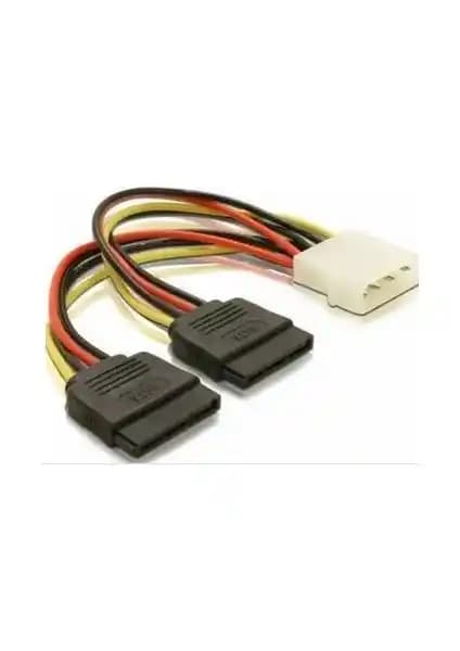 Alfais 4929 Ikili Çift SATA Güç Kablosu: Yüksek Performanslı ve Güvenilir Bağlantı Çözümü