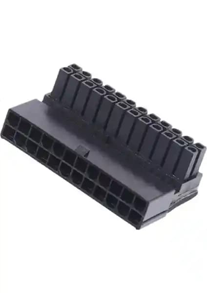 Alfais 4982 ATX 24 Pin Erkek-Diş Açı Dönüştürücü Adaptör ile Kablo Düzeni Sağlama