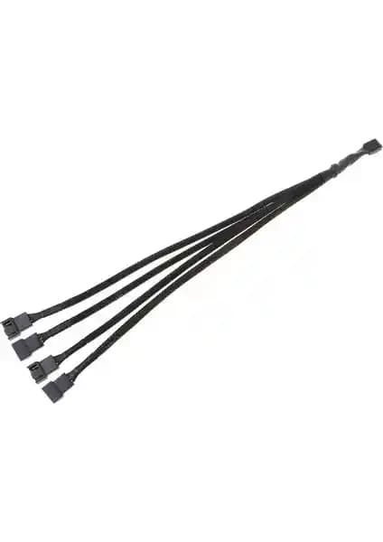 Alfais 4987 4 Pin Fan Çoklayıcı Y Yüksek Performanslı Fan Splitter Kablosu