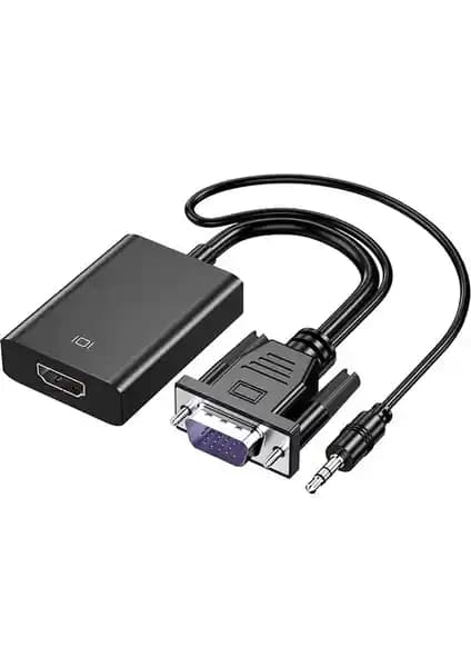 Aogo VGA HDMI Aktif Dönüştürücü ile Yüksek Kaliteli Görüntü ve Ses Aktarımı
